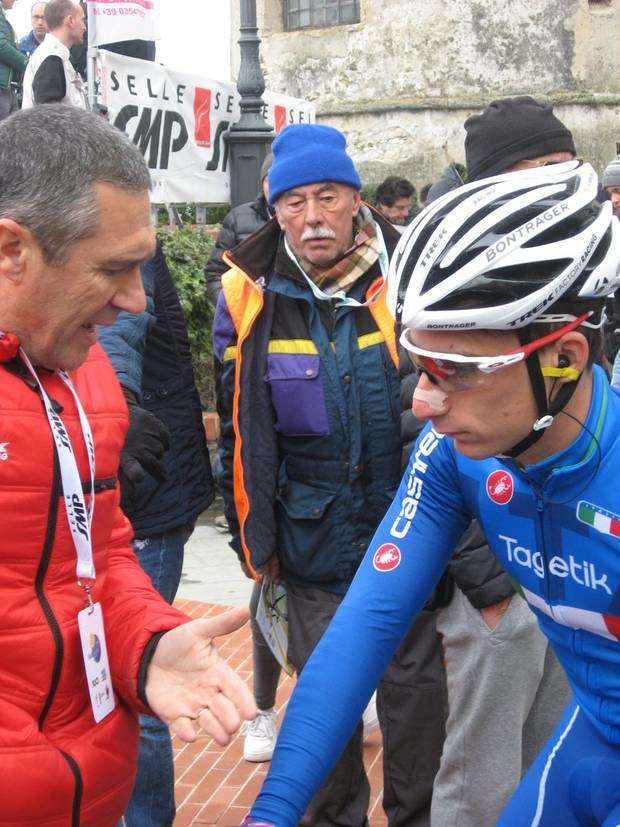 2 Adriano Baffi e Bonifazio in maglia azzurra (foto Mauro Percudani)