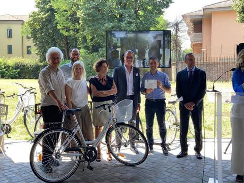 ANCMA dona alla città di Parma 30 biciclette (foto Ancma)
