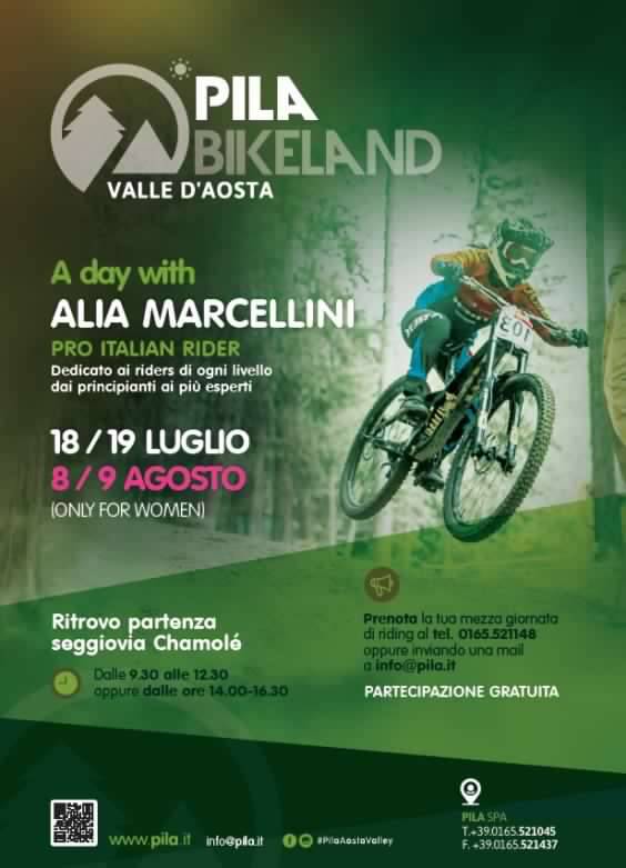 A Pila downhill femminile con Alia Marcellini (foto Pila Bikeland) (2)