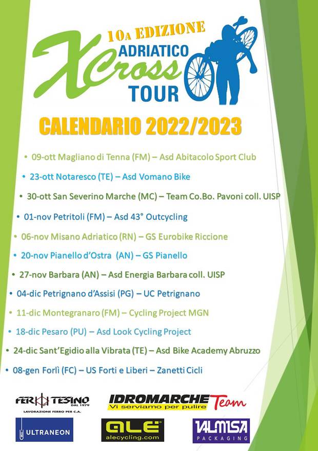 Adriatico Cross Tour 2022 2023 calendario