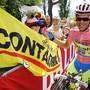 Alberto Contador prima della partenza (foto cyclingnews)