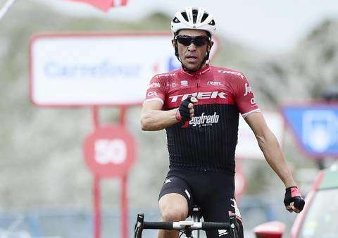 Alberto Contador vince la tappa dell'Angliru