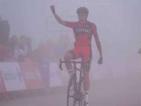 Alessandro De Marchi vincitore della tappa Fuente del Chivo alla Vuelta (foto cyclingnews)