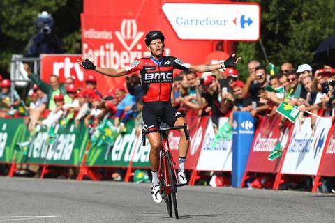 Alessandro De Marchi vincitore tappa 11 della Vuelta Spagna (foto cyclingnews)