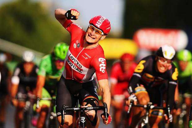 Andre Greipel vince l'ultima tappa del Tour de France (foto Cyclingnews)