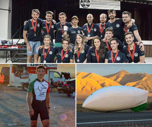 Andrea Gallo e il Team Policumbent vincono il World Human Powered Speed Challenge