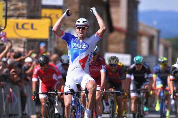 Arnaud Démare vincitore tappa 2 Criterium del Delfinato (foto cyclingnews)