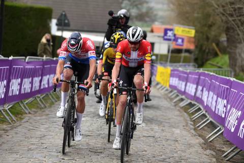 Asgreen Van der Poel Van Aert protagonisti al Giro delle Fiandre (foto Cyclingnews)