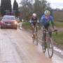 Bardet e Van Aert il podio delle Strade Bianche (foto cyclingnews)