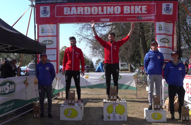 Bardolino Bike podio maschile (foto organizzazione)