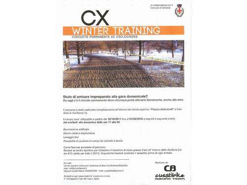 CX Winter Training   Circuito permanente di ciclocross a Candiolo To2