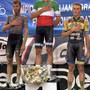 Campionato Italiano Gravel podio maschile (foto Federciclismo)