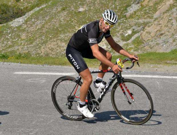 Il vincitore ciclistico Damiano Lenzi (foto sportdimontagna.com)