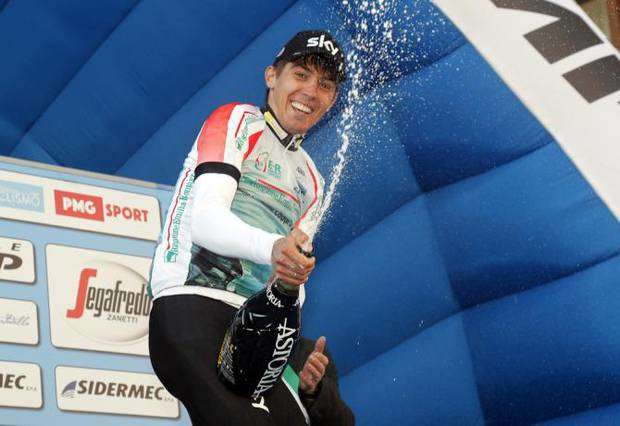 Diego Rosa vince la Settimana Internazionale Coppi e Bartali (foto cyclingnews)