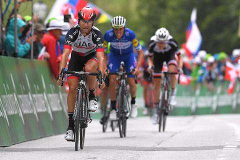 Diego Ulissi vince la quinta tappa del Giro della Svizzera (foto cyclingnews)