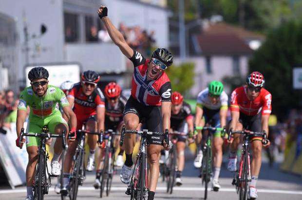 Edvald Boasson Hagen vince la quarta tappa del Criterium del Delfinato (fot Cyclingnews)