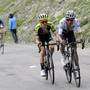 Egan Bernal verso l'Iseran (foto cyclingnews)