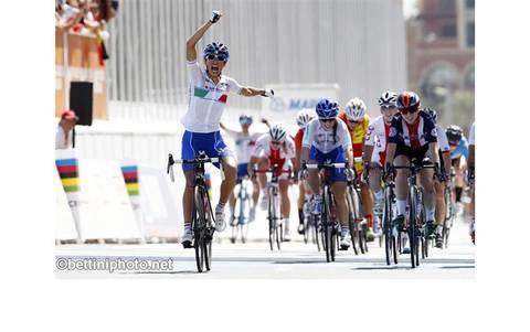 Elisa Balsamo campionessa mondiali di ciclismo junior a Doha (foto Bettini federciclismo)