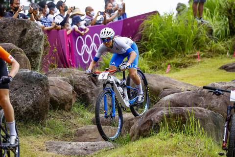 Eva Lechner alle Olimpiadi di Tokyo (foto Federciclismo)