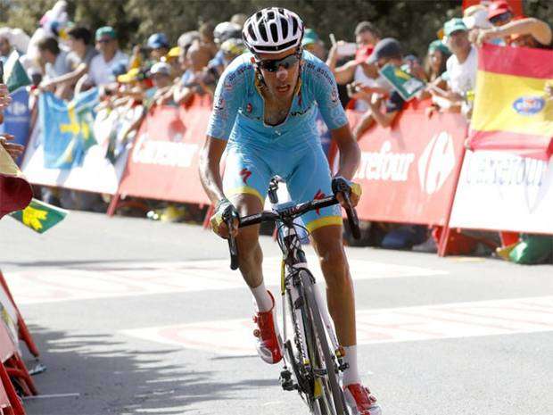 Fabio Aru nuovo leader della Vuelta Spagna (foto bettini/cyclingnews)