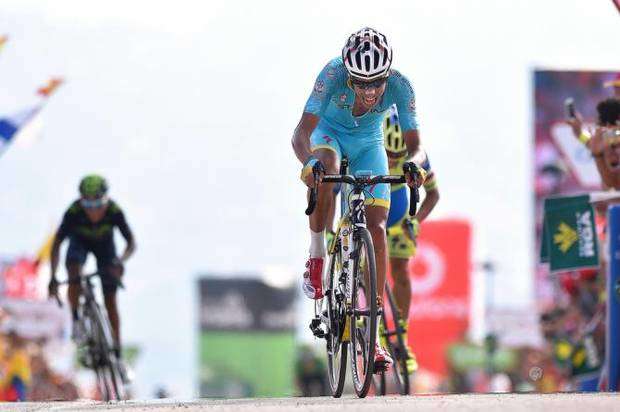 Fabio Aru quarto alla Cumbre del Sol (foto cyclingnews)