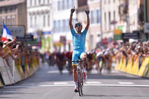 Fabio Aru vince la terza tappa del Criterium del Delfinato (foto Cyclingnews)
