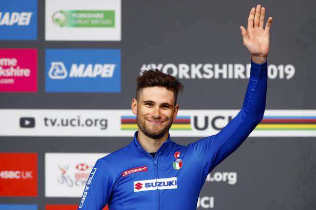 Filippo Ganna bronzo mondiale a cronometro (foto cyclingnews Bettini)