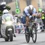 Filippo Ganna vincitore della cronometro di Milano (foto federciclismo)