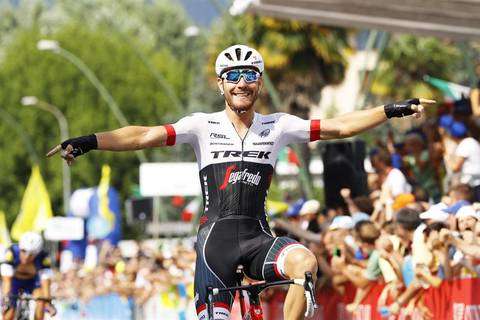 Giacomo Nizzolo Campione Italiano ciclismo professionisti (foto federciclismo)