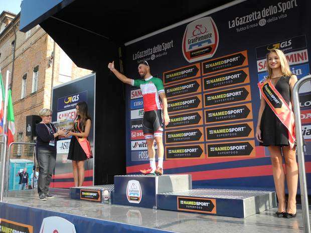 Giacomo Nizzolo vincitore del Gran Piemonte e Campione Italiano 2016 in carica