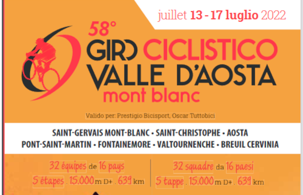 Giro Valle d'Aosta 2022 volantino