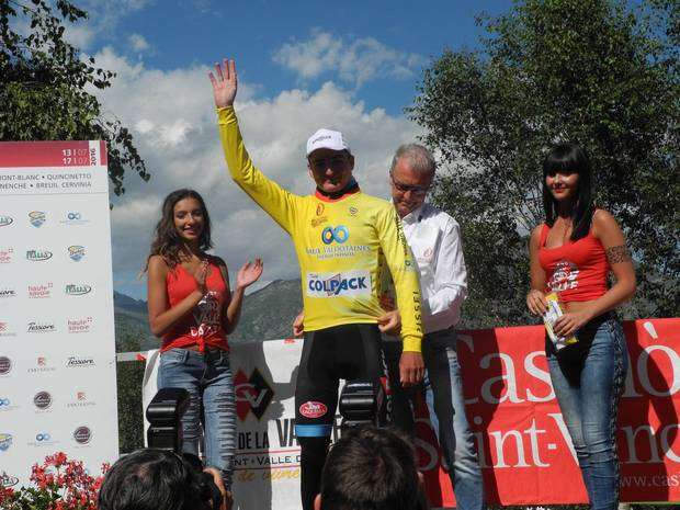 Giro Valle d'Aosta Piani di Tavagnasco maglia gialla Mark Padun (35)