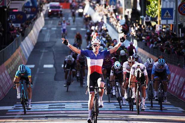 Giro d'Italia Arnaud Demare vincitore a Matera (foto federciclismo)
