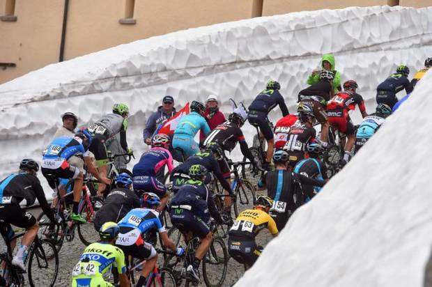 Giro della Svizzera al Passo del Gottardo (foto cyclingnews)