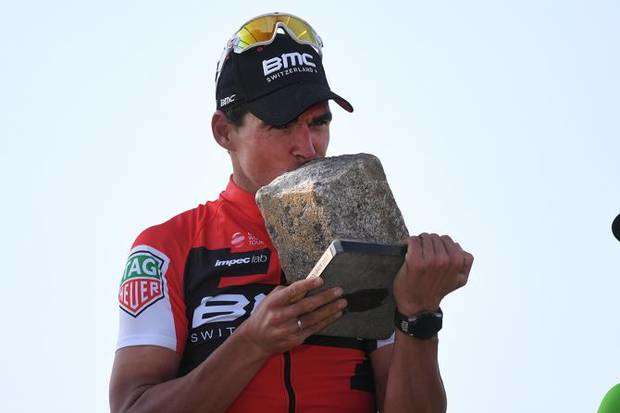 Greg Van Avermaet vincitore della Parigi Roubaix (foto cyclingnews)