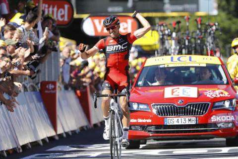 Greg Van Avermaet vincitore quinta tappa Tour de France (foto bettini cyclingnews)