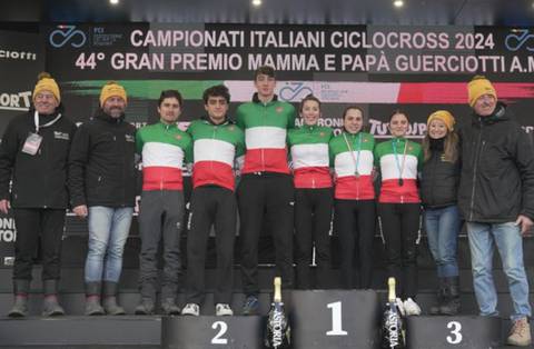 I Campioni Italiani Ciclocross 2024 a Cremona (foto federciclismo)
