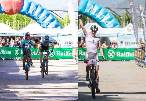 I vincitori del  Marlene Südtirol Sunshine Race (foto federciclismo)
