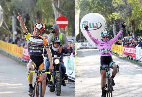 I vincitori della gara di Portoferraio del Giro dItalia Ciclocross