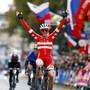 Il danese Mads Pedersen campione del mondo 2019 (foto cyclingnews)