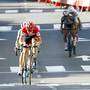 Il distacco tra Dumoulin e Aru (foto bettini/cyclingnews)