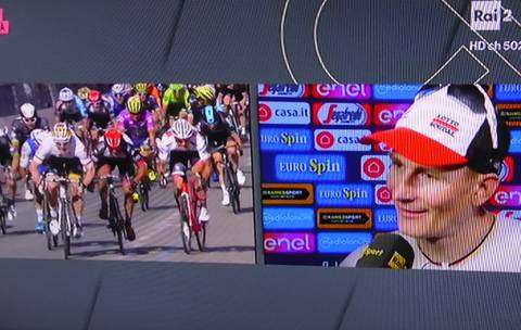 Il tedesco Andrè Greipel vincitore seconda tappa Giro d'Italia