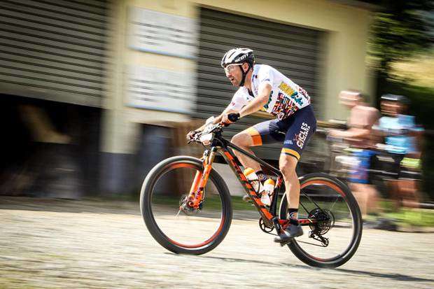 Il vincitore dell'Iron Bike (foto Lilibert Mill Garcia)