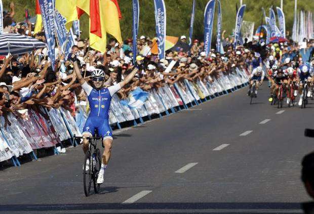 Il vincitore dell'ultima tappa Vuelta San Juan Max Richeze (foto cyclingnews)