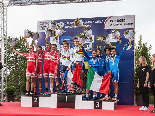 Italia terza sul podio dei Mondiali a staffetta di Andorra
