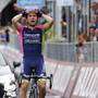 Jan Polanc vincitore tappa abetone (foto cyclingnews)