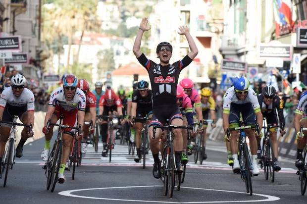 John Degenkolb vincitore della Milano Sanremo 2015 (foto cyclingweekly)