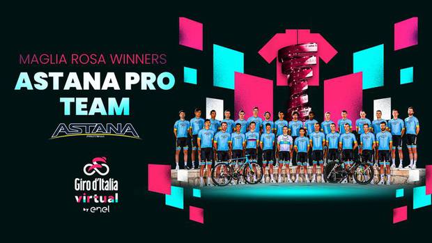 L'Astana vince il Giro d'Italia Virtual (foto federciclismo)