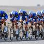 L'Etixx Quick Step Campione Mondiale a squadre a cronometro (foto Bettini cyclingnews)