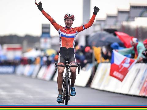 La campionessa mondiale di ciclocross Thalita DeJong (foto UCI Graham Watson)